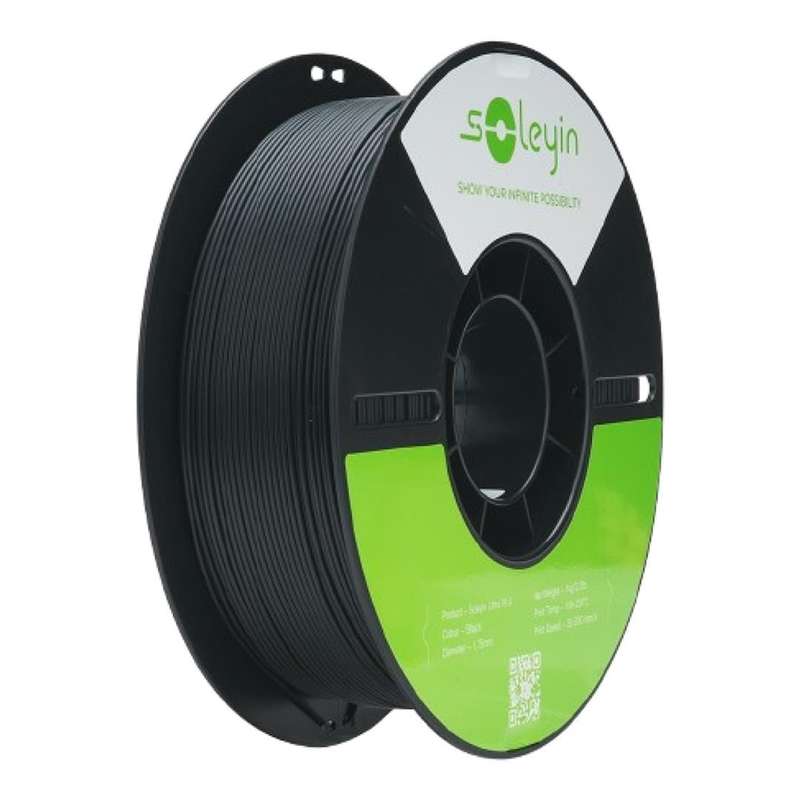 Soleyin Ultra PLA Filament 1Kg - Black 3301010500