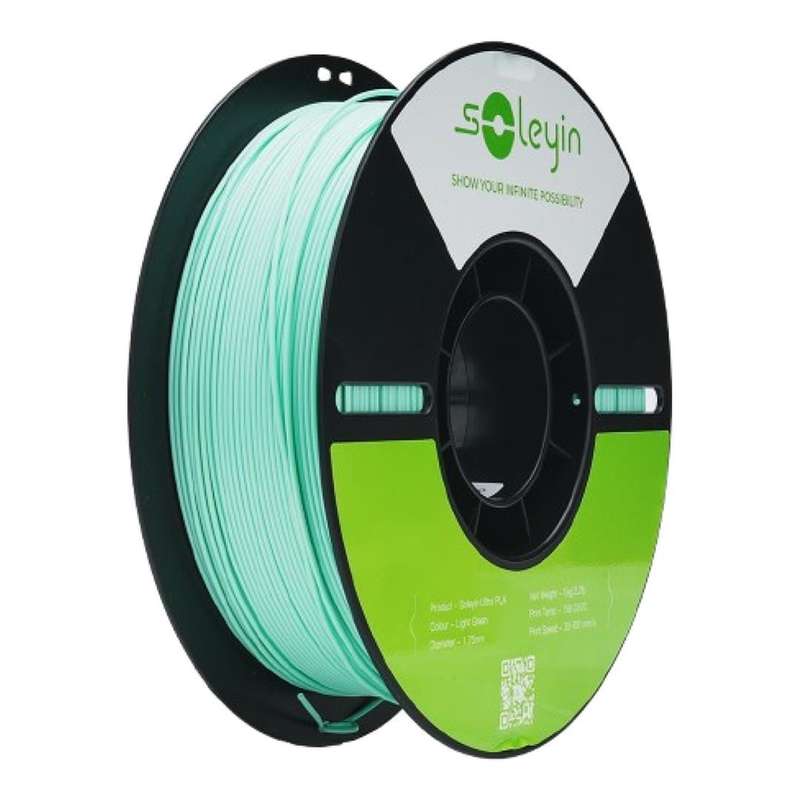 Soleyin Ultra PLA Filament 1Kg - Light Green 3301010508