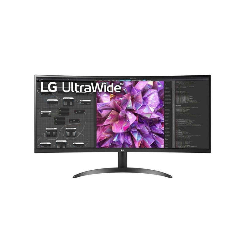 LG 34WQ60C-B 34-inch 3440 x 1440p QHD 21:9 60Hz 5ms IPS LED Curved Monitor