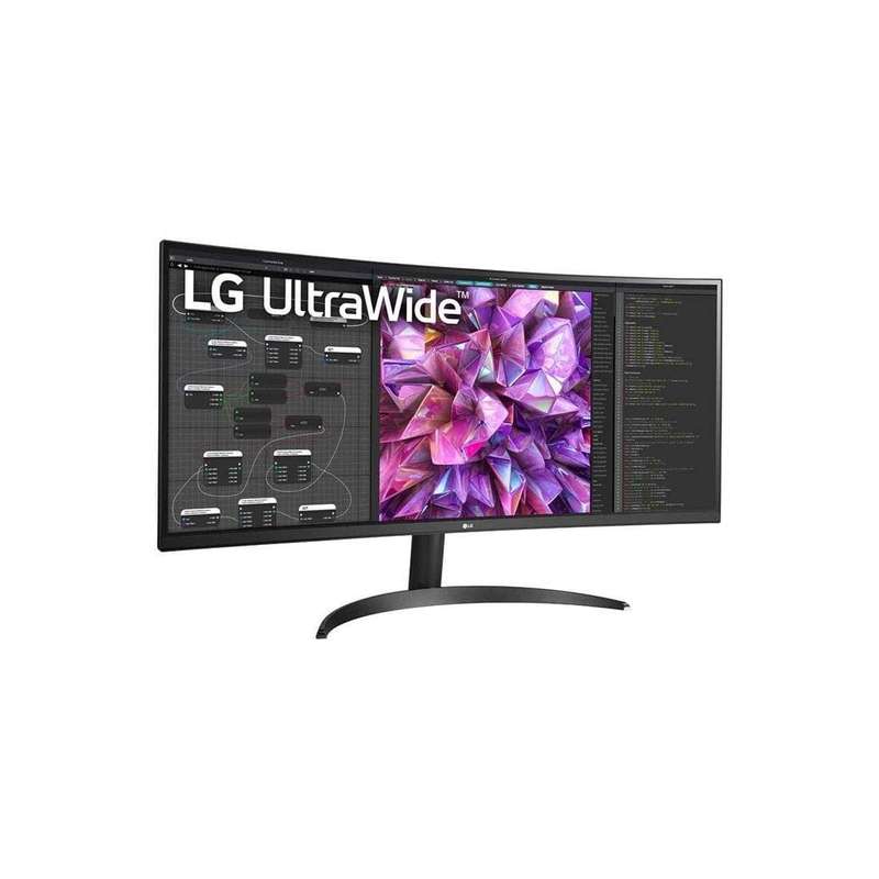 LG 34WQ60C-B 34-inch 3440 x 1440p QHD 21:9 60Hz 5ms IPS LED Curved Monitor