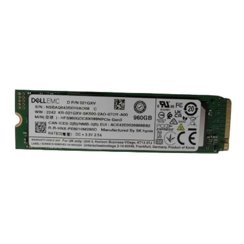 Dell SSDR 960GB M.2 NVMe Internal SSD 400-BONH