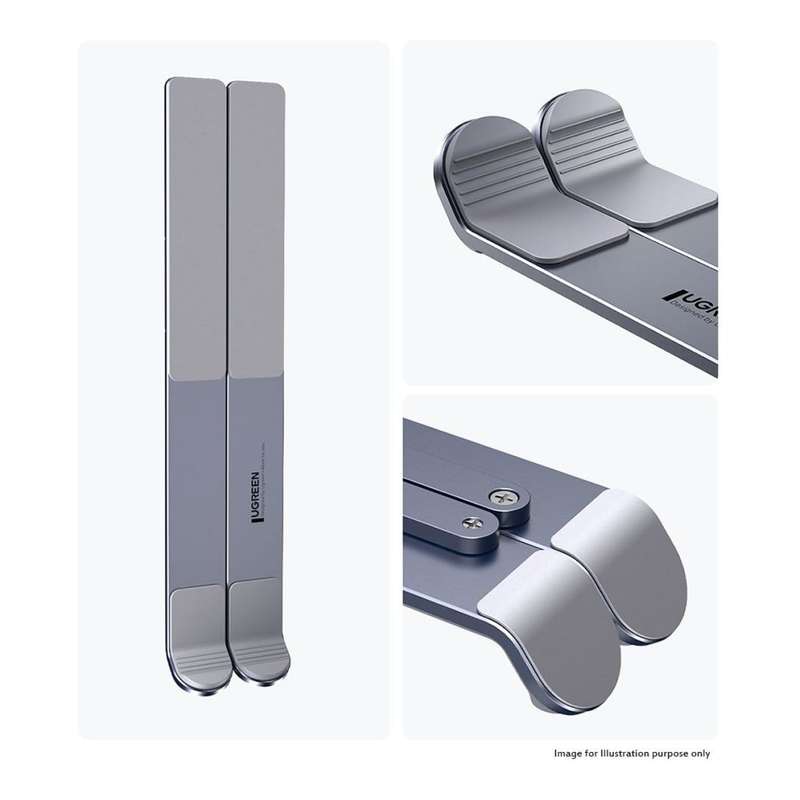 UGreen Compact Foldable Laptop Riser 17.3-inch Silver 40289
