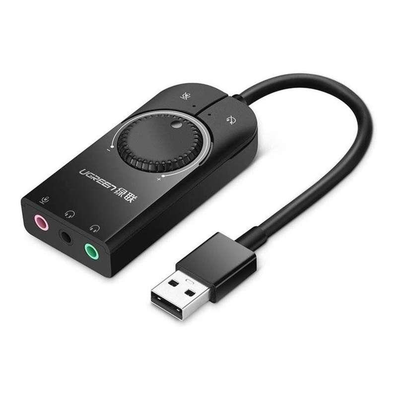 Ugreen USB-A to Mini Jack External Sound Card Music Adapter 40964