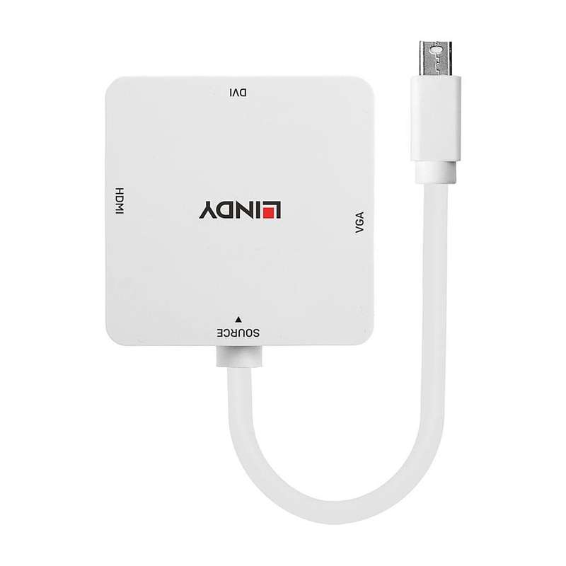 Lindy 3-in-1 to Mini DisplayPort 1.2 Active Adapter Converter 41035