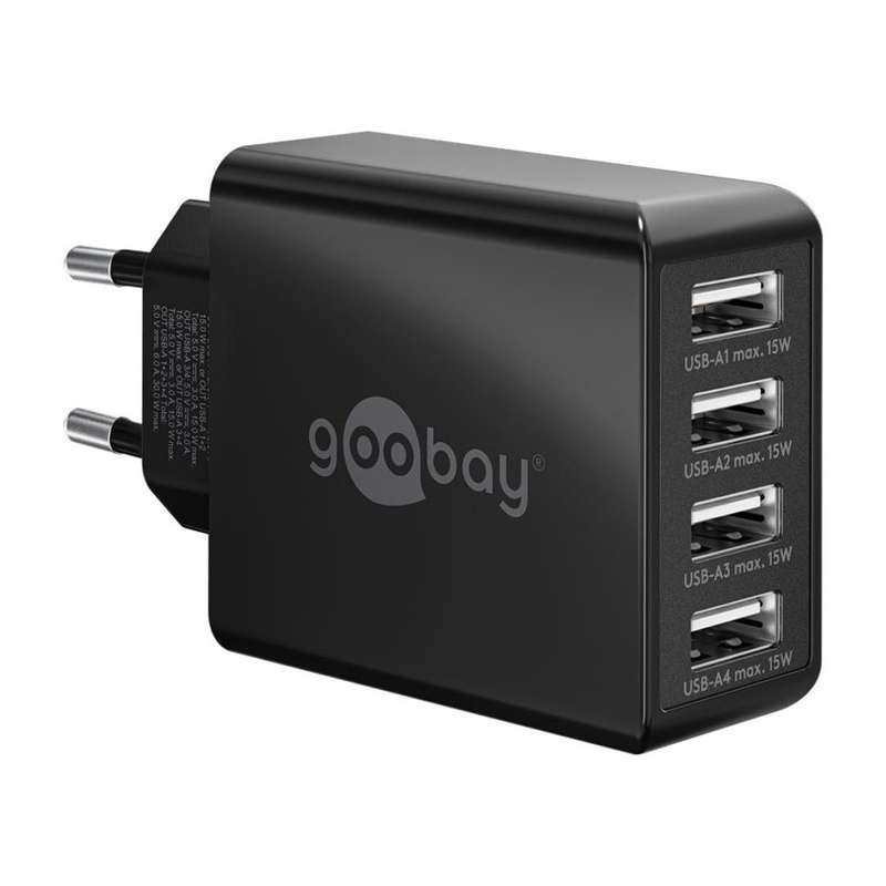 Goobay 30W 4-port USB Charger 44953