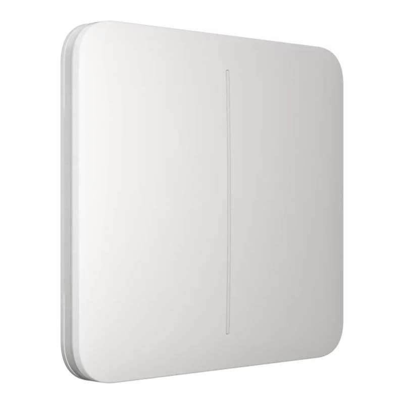 Ajax Smart LightSwitch Jeweller 2-Gang SoloButton White 45120.144.WH