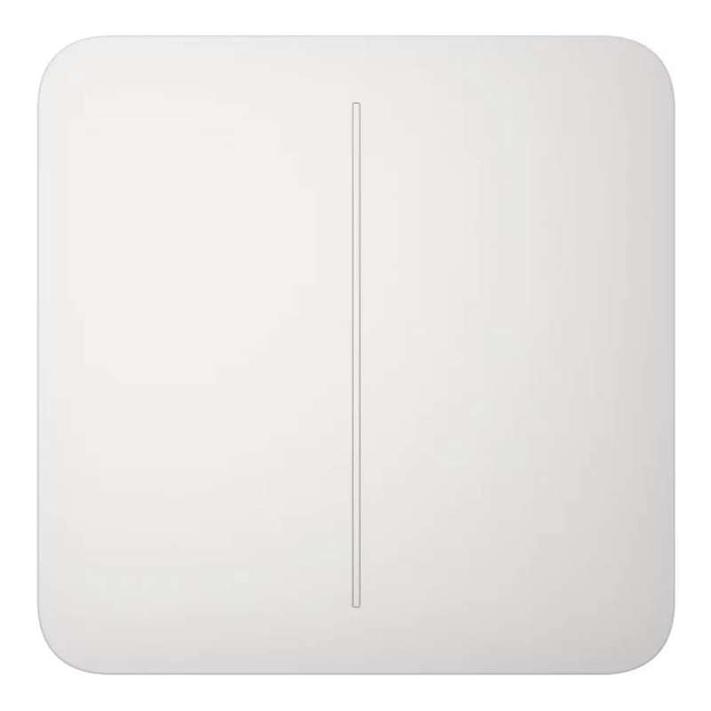 Ajax Smart LightSwitch Jeweller 2-Gang SoloButton White 45120.144.WH