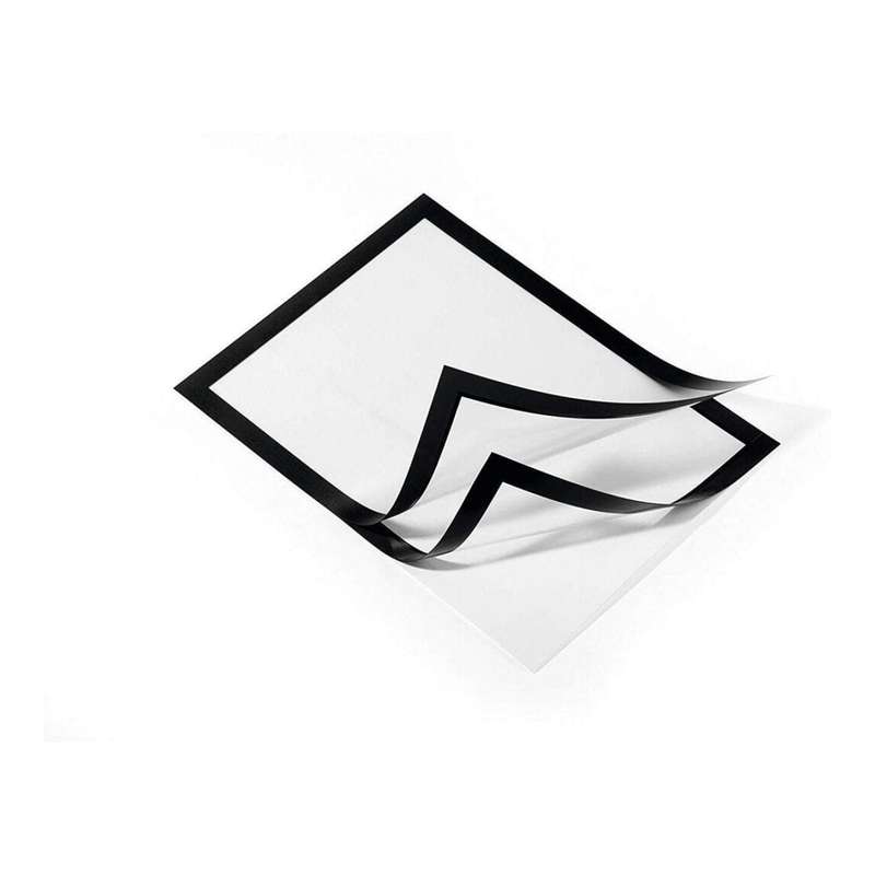 Durable DURAFRAME A4 Self Adhesive Magnetic Signage Frame 2-pack Black 487201