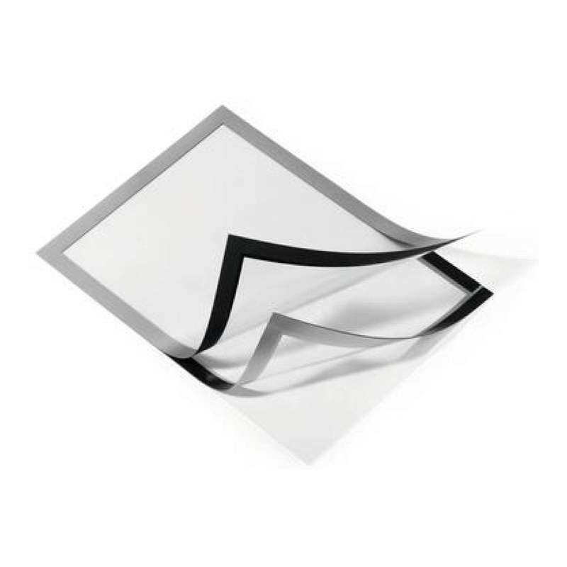 Durable DURAFRAME A3 Self Adhesive Magnetic Signage Frame 2-pack Silver 487323