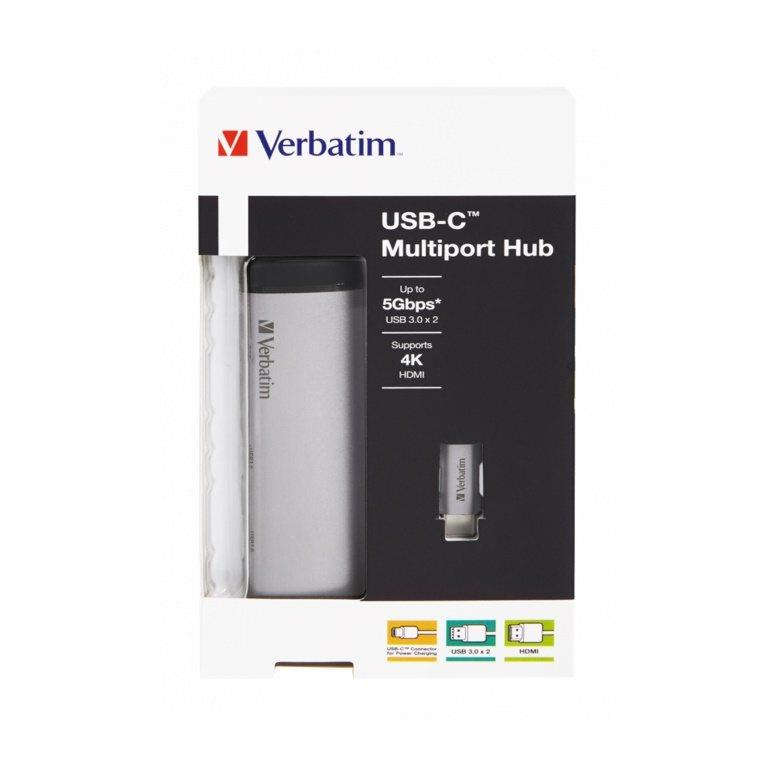 Verbatim USB-C 4-in-1 Multiport Hub 49140