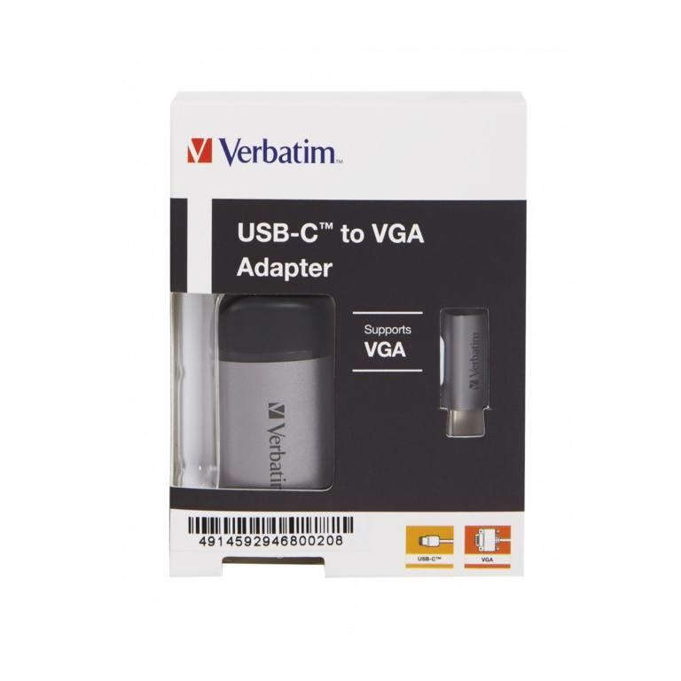 Verbatim USB-C to VGA Adapter 49145