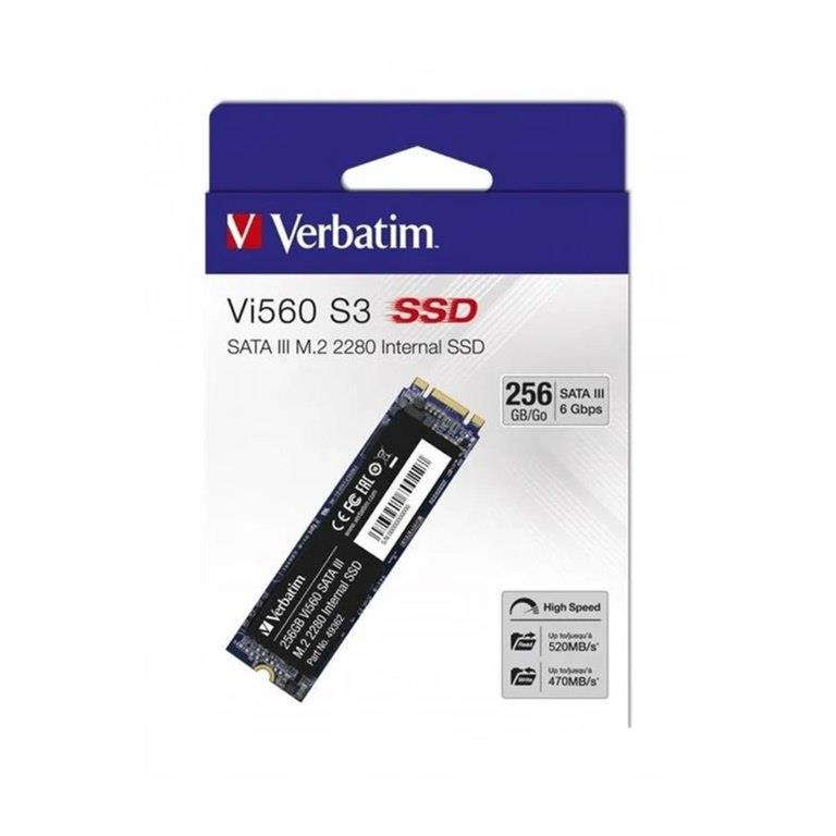 Verbatim Vi560 S3 256GB M.2 2880 SATA III Internal SSD 49362
