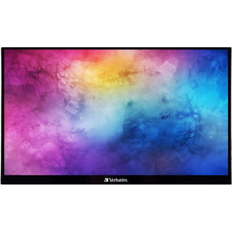Verbatim PMT-14 14-inch 1920 x 1080p FHD Touchscreen 16:9 6ms IPS LCD Portable Monitor 49591