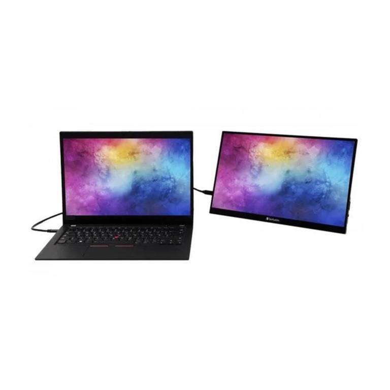 Verbatim PMT-14 14-inch 1920 x 1080p FHD Touchscreen 16:9 6ms IPS LCD Portable Monitor 49591