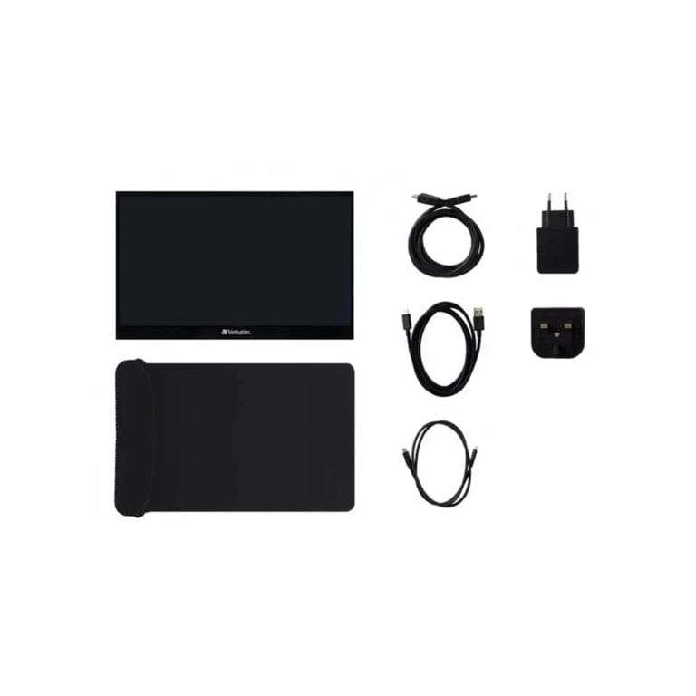 Verbatim PMT-17 17.3-inch 1920 x 1080p FHD Touchscreen 16:9 6ms IPS LCD Portable Monitor 49593