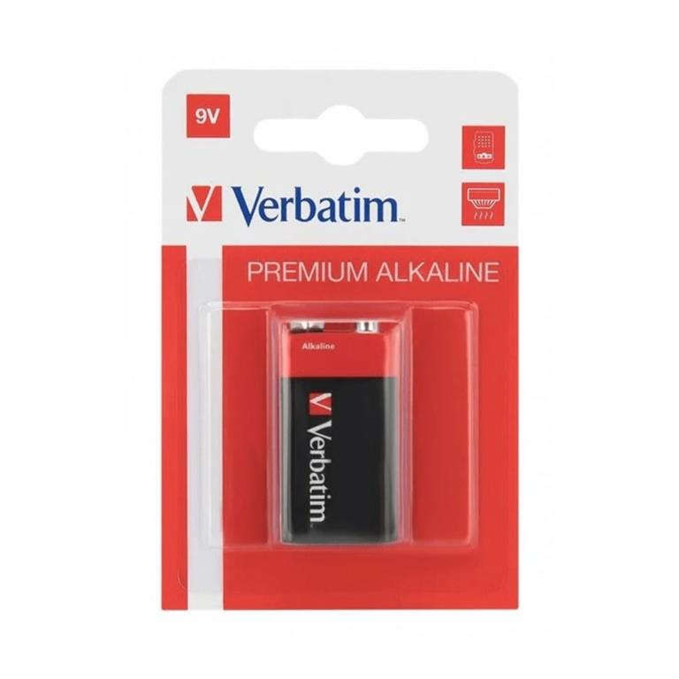 Verbatim 6LR61 9V Alkaline Battery 49924