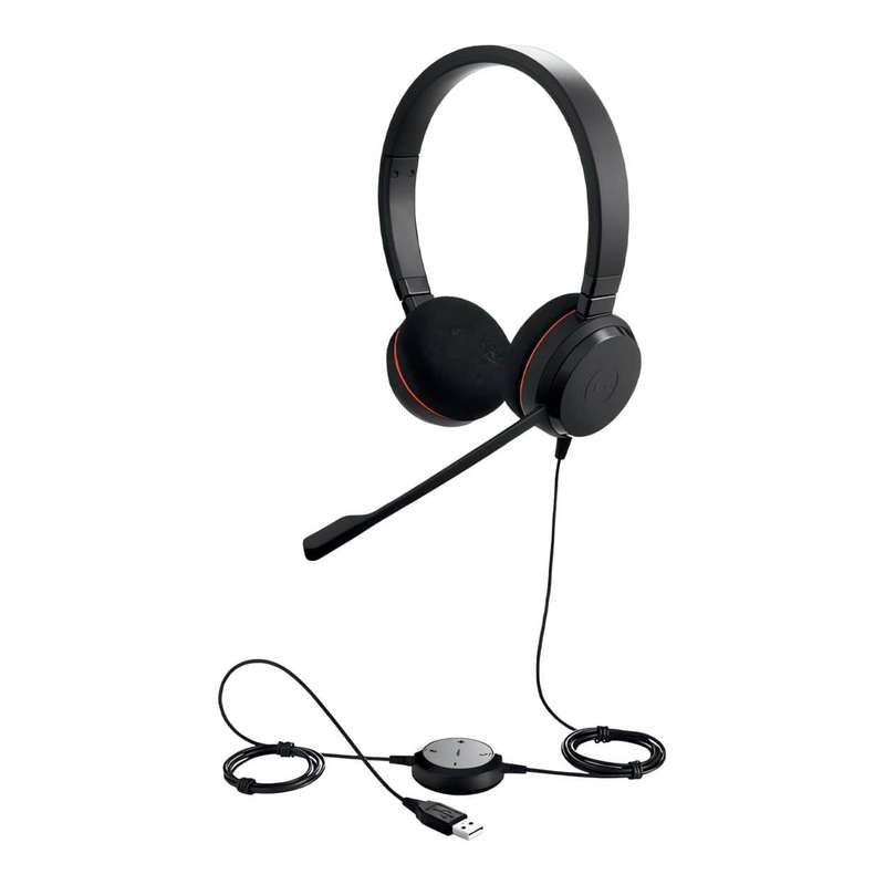 Jabra Evolve 20 MS Stereo Headset Head-band Black 4999-823-109