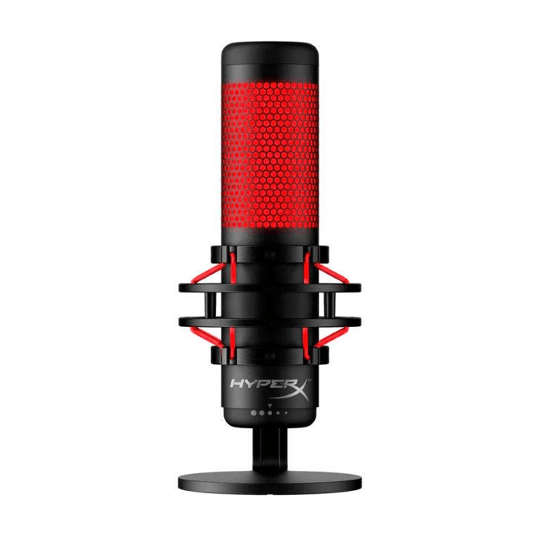 HyperX QuadCast USB Microphone - Black and Red 4P5P6AA