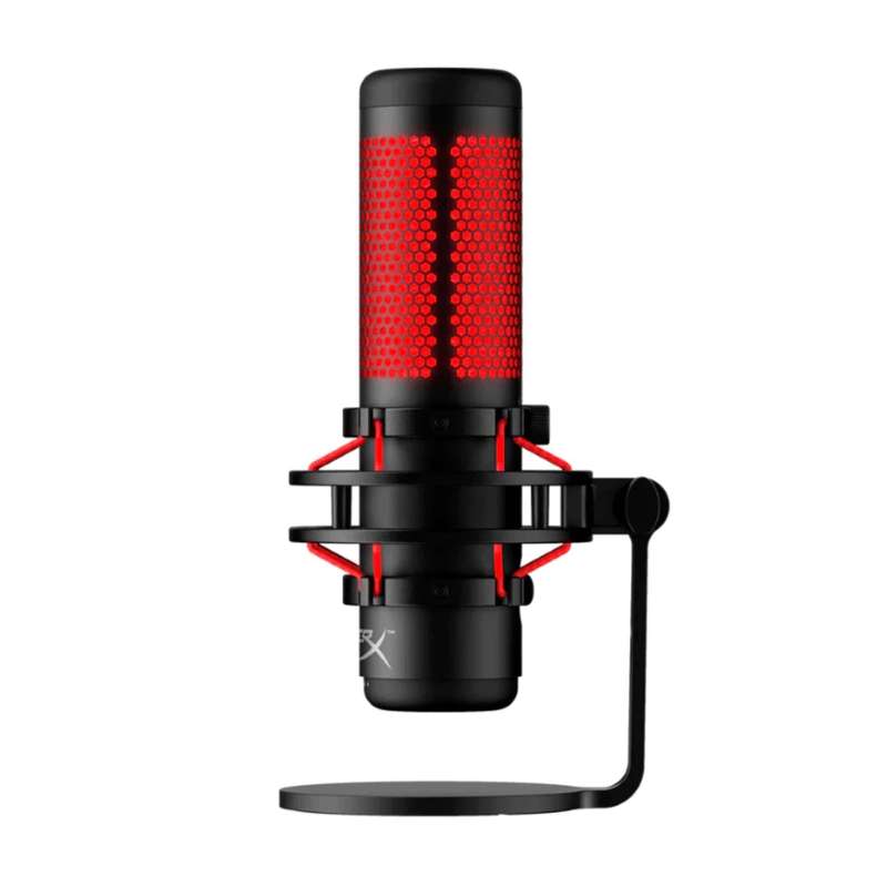 HyperX QuadCast USB Microphone - Black and Red 4P5P6AA