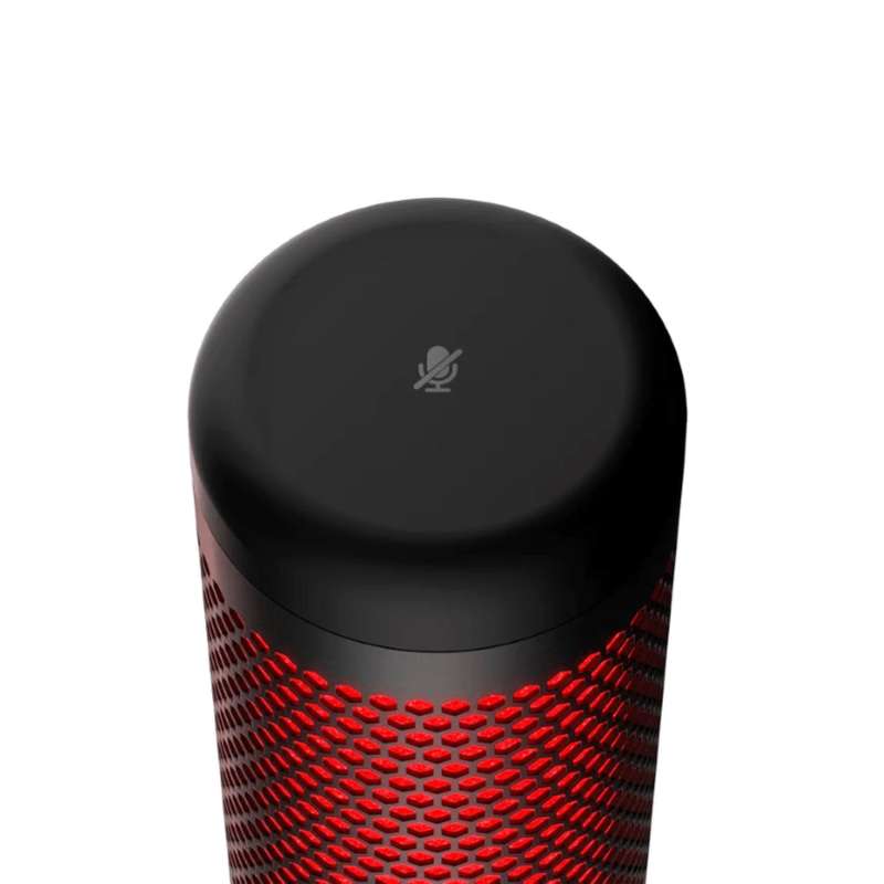 HyperX QuadCast USB Microphone - Black and Red 4P5P6AA