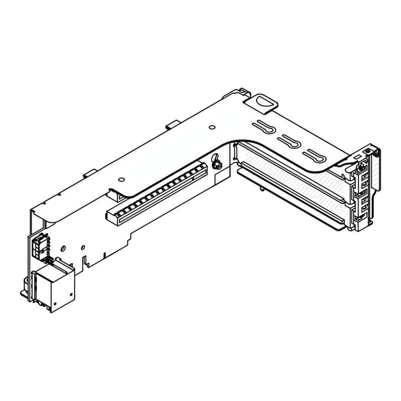 Lenovo ThinkSystem V3 2U x16/x16/E PCIe Gen4 Riser 1/2 Option Kit 4XH7A82892