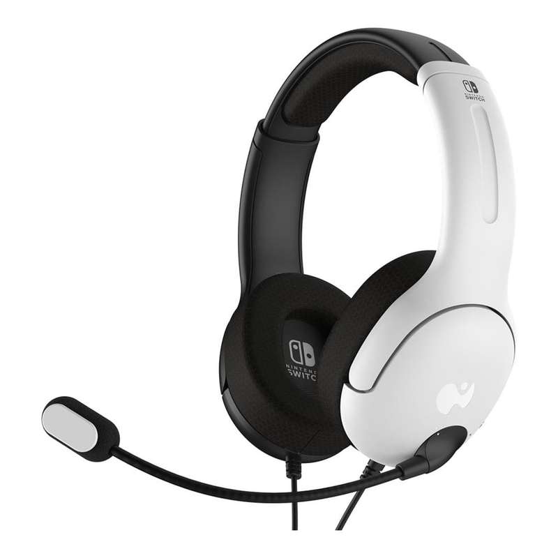 PDP AIRLITE Wired OLED Headset for Nintendo Switch Black White 500-162-BW