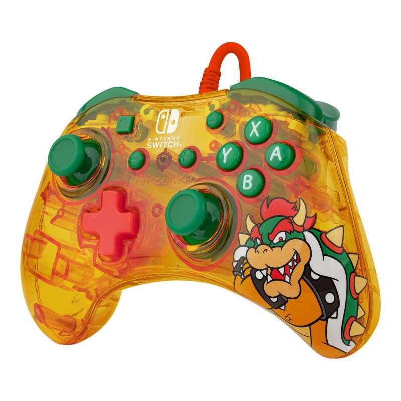 PDP Wired Gaming Controller for Nintendo Switch Bowser Rock Candy 500-181-BOW