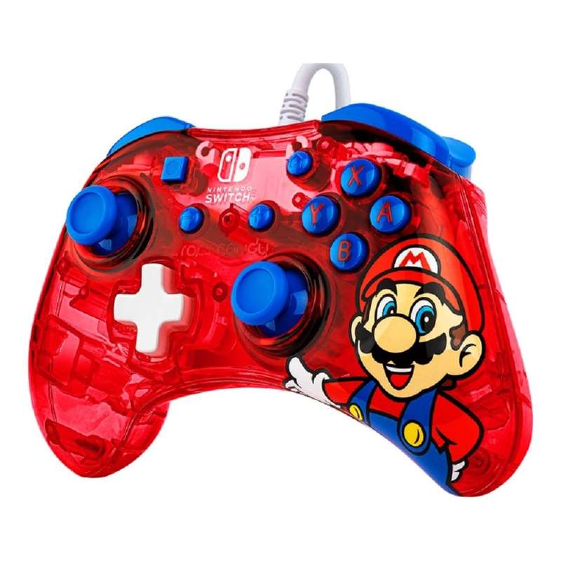 PDP Wired Gaming Controller for Nintendo Switch Mario Punch Rock Candy 500-181-MAR
