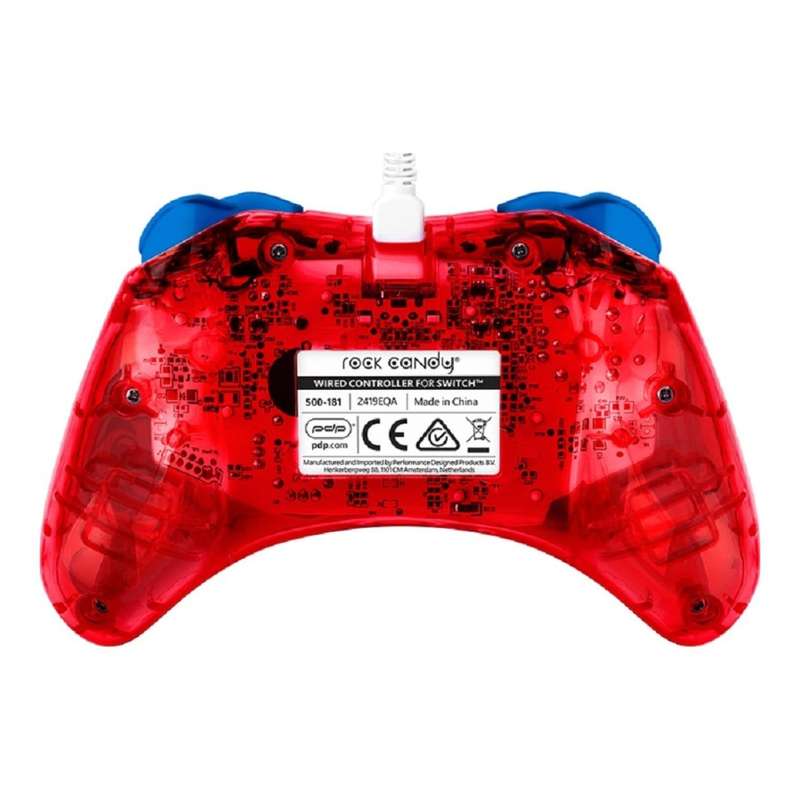PDP Wired Gaming Controller for Nintendo Switch Mario Punch Rock Candy 500-181-MAR
