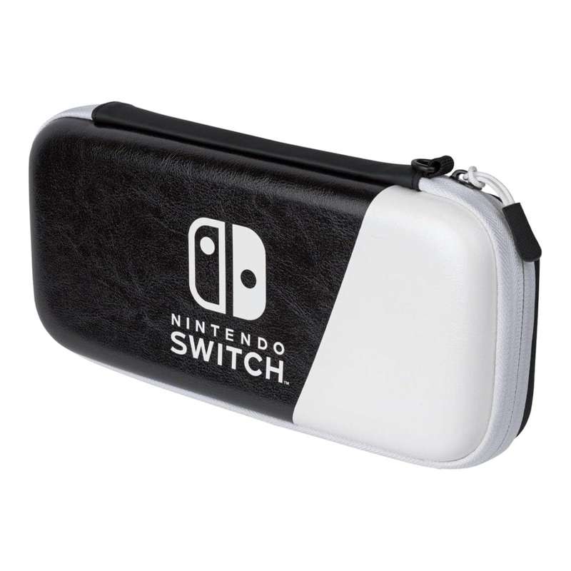 PDP Slim Deluxe Travel Case for Nintendo Switch Black and White 500-218-BW