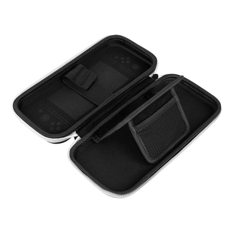 PDP Slim Deluxe Travel Case for Nintendo Switch Black and White 500-218-BW