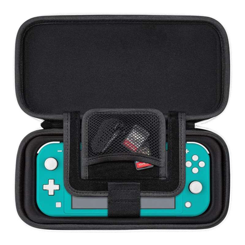 PDP Slim Deluxe Travel Case for Nintendo Switch Black and White 500-218-BW