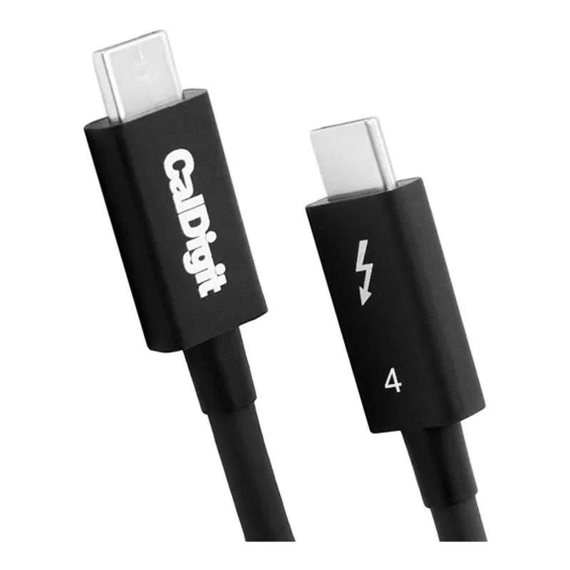 CalDigit Male to Male Thunderbolt 4 Cable 2m Black 500939