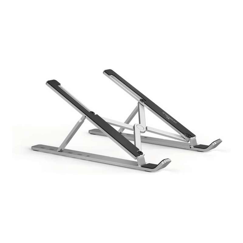 Durable Premium Aluminium Foldable Notebook Stand Silver 505123
