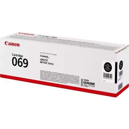 Canon 069 Black Toner Cartridge 2,100 Pages Original 5094C002 Single-pack