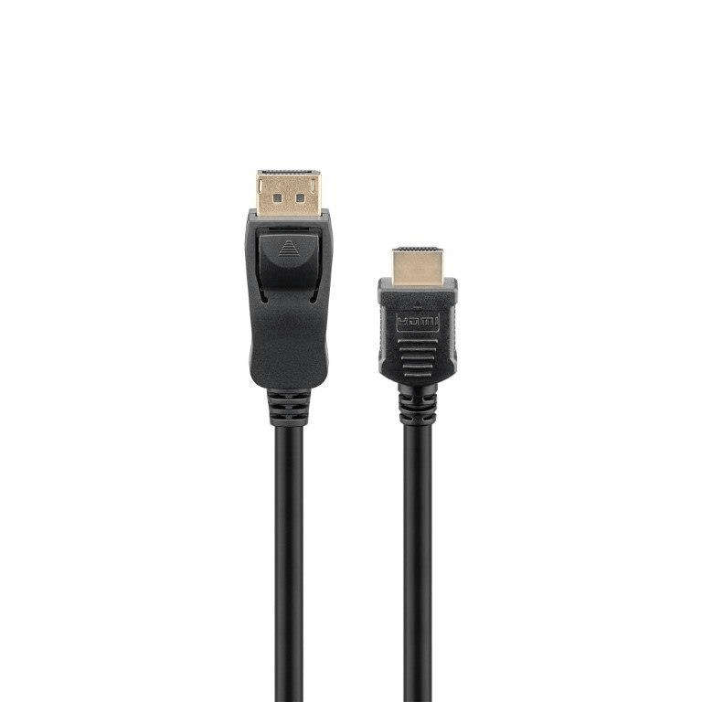 Goobay DisplayPort to HDMI Adapter Gold-plated 2m Cable 51957