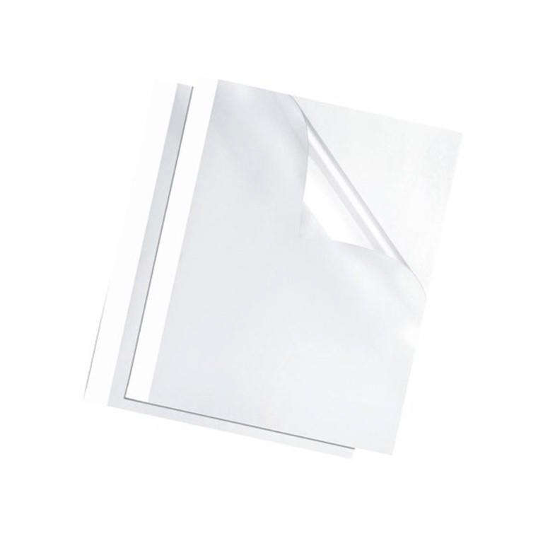 Fellowes 8mm A4 Thermal Binding Cover White 100-pack 5391202