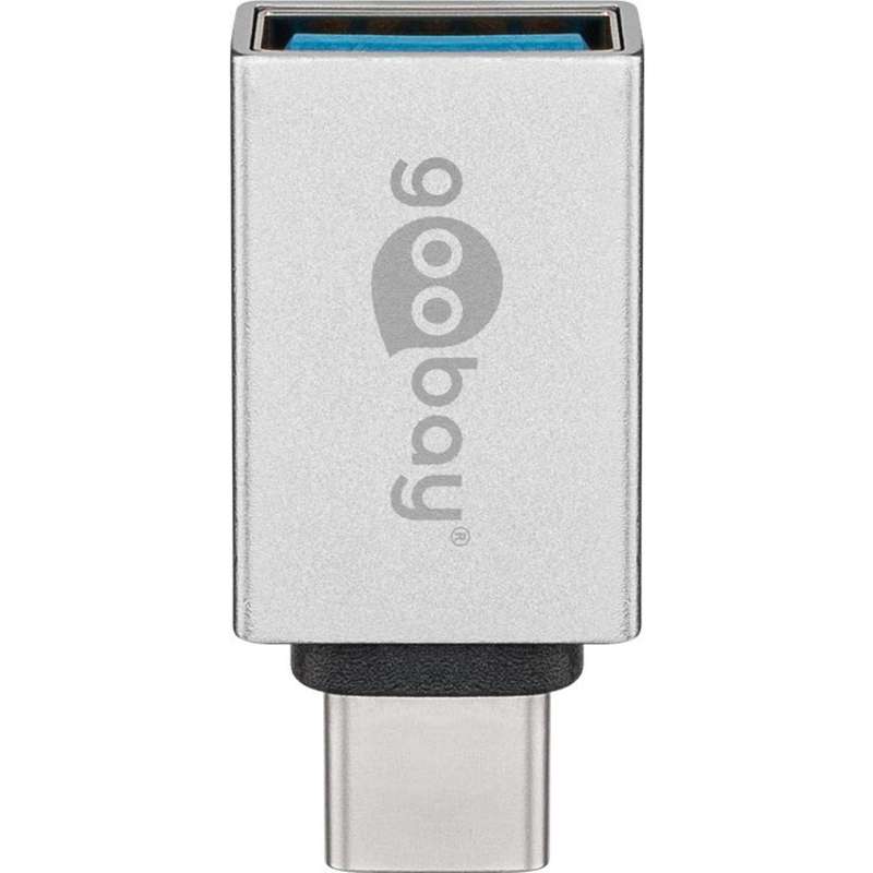 Goobay Type-C to USB OTG SuperSpeed Adapter Silver 56620