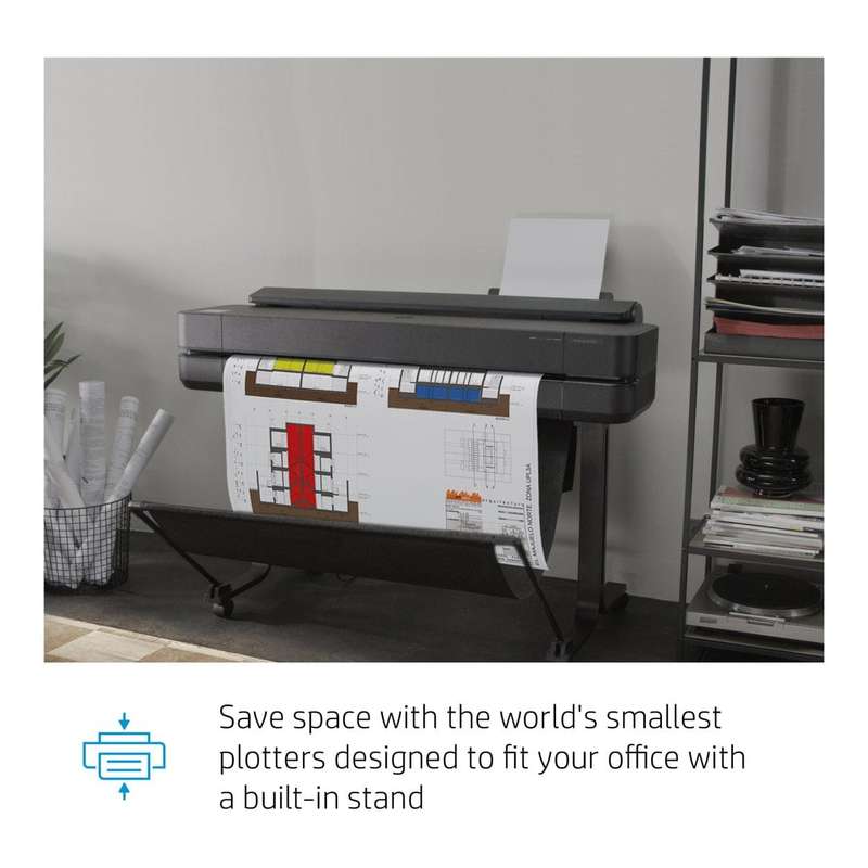 HP Designjet T650 2025 Edition 36-inch Wi-Fi Large Format Colour Printer 5HB10D