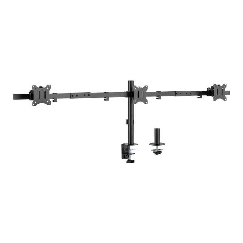 Equip 17 to 32-inch Articulating Triple Monitor Desk Mount Bracket 650158