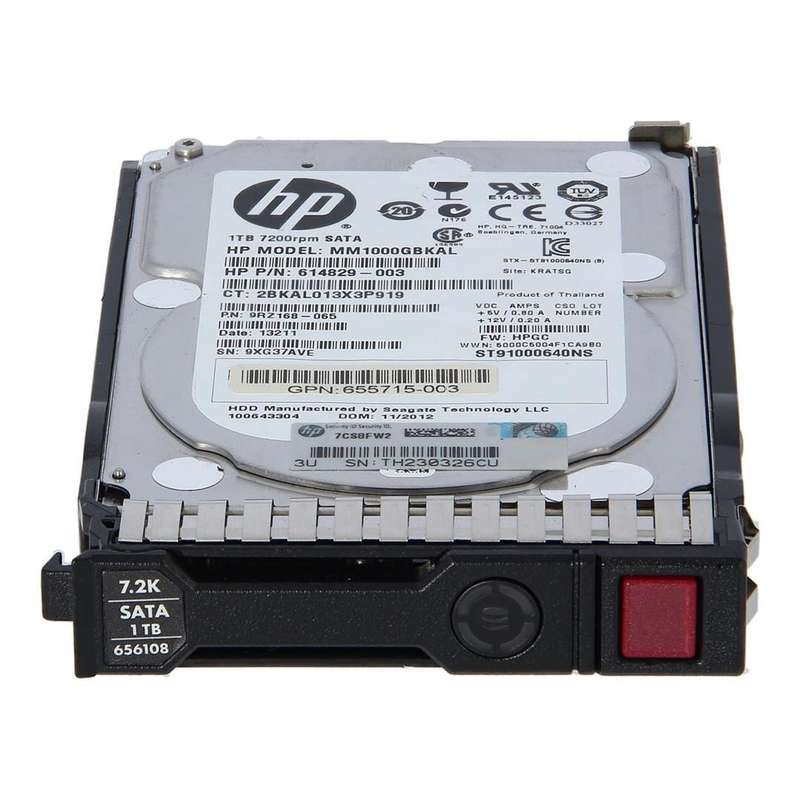 HPE 1TB 6G SFF 2.5-inch 1024GB Serial ATA Internal Hard Drive 655710-B21