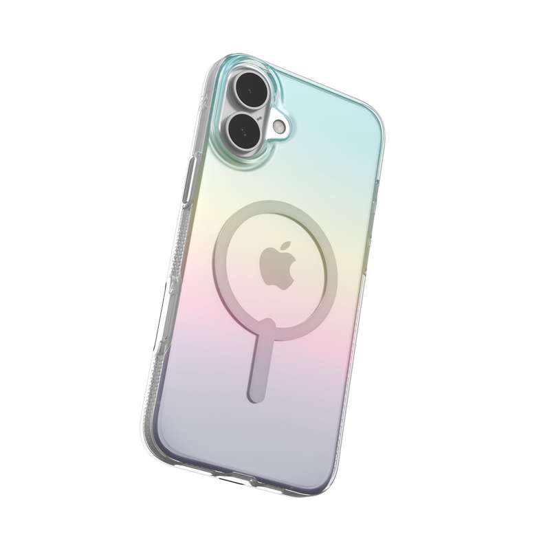 ZAGG Milan Snap MagSafe Wireless Charging Compatible Case for iPhone 16 Plus Iridescent 70231...