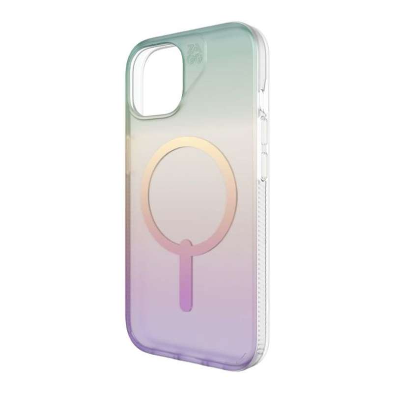 ZAGG Milan Snap MagSafe Compatible Case for iPone 16 Pro Iridescent 702315112