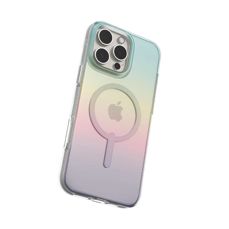 ZAGG Milan Snap MagSafe Compatible Wireless Charging Case for iPhone 16 Pro Max Iridescent 702...