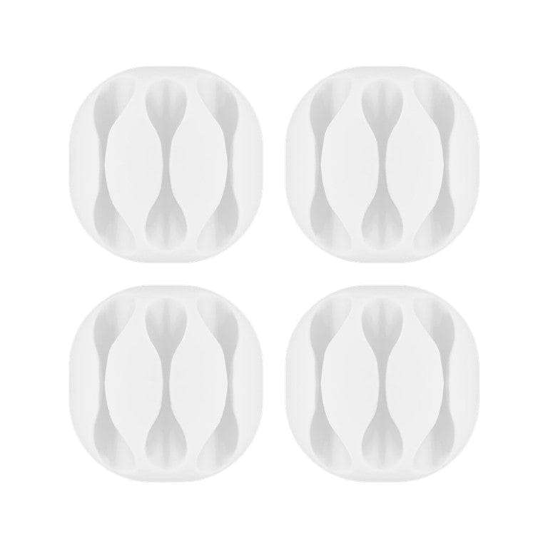 Goobay Cable Management 3-slots 4-piece Set White 70373