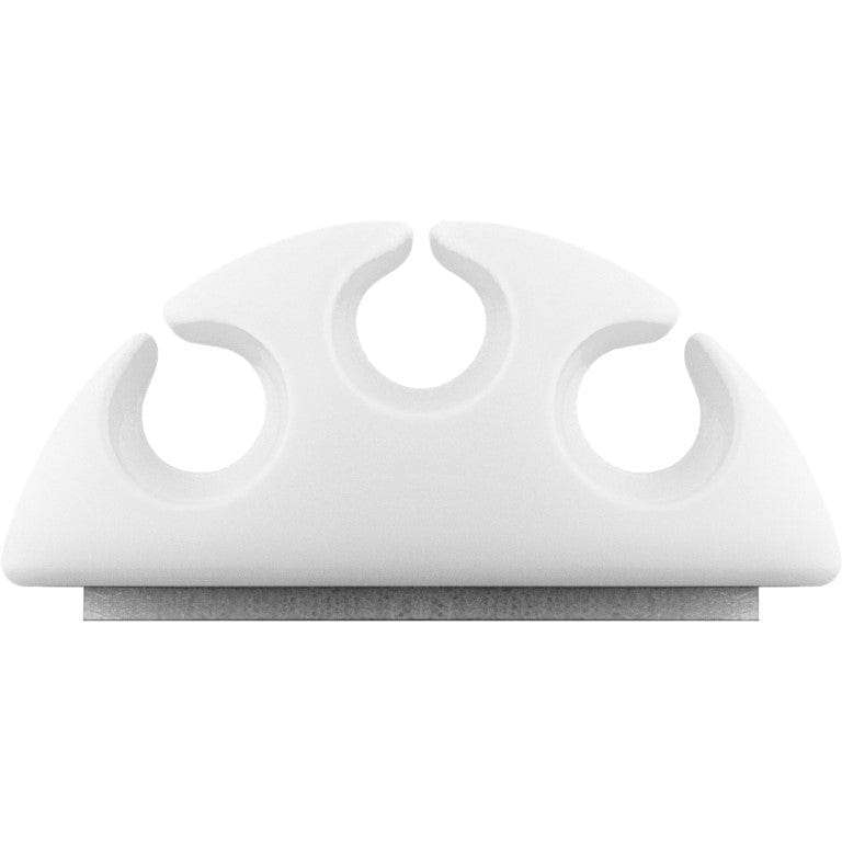 Goobay Cable Management 3-slots 4-piece Set White 70373