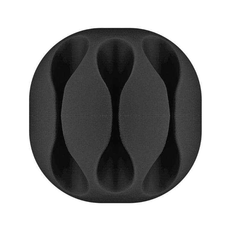 Goobay Cable Management 3-slots 4-piece Set Black 70398
