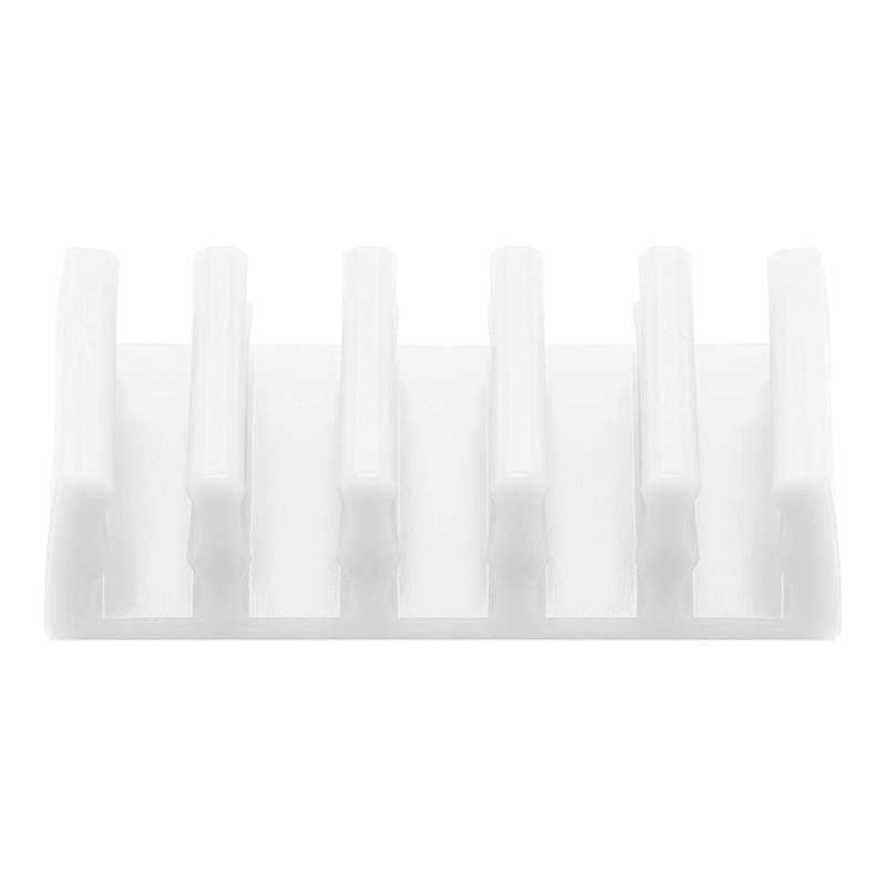 Goobay 70431 5-slot Cable Management Set White 2-pack