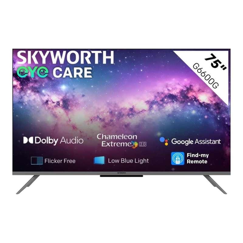 Skyworth 75-inch 4K UHD Google Smart TV 75G6600G