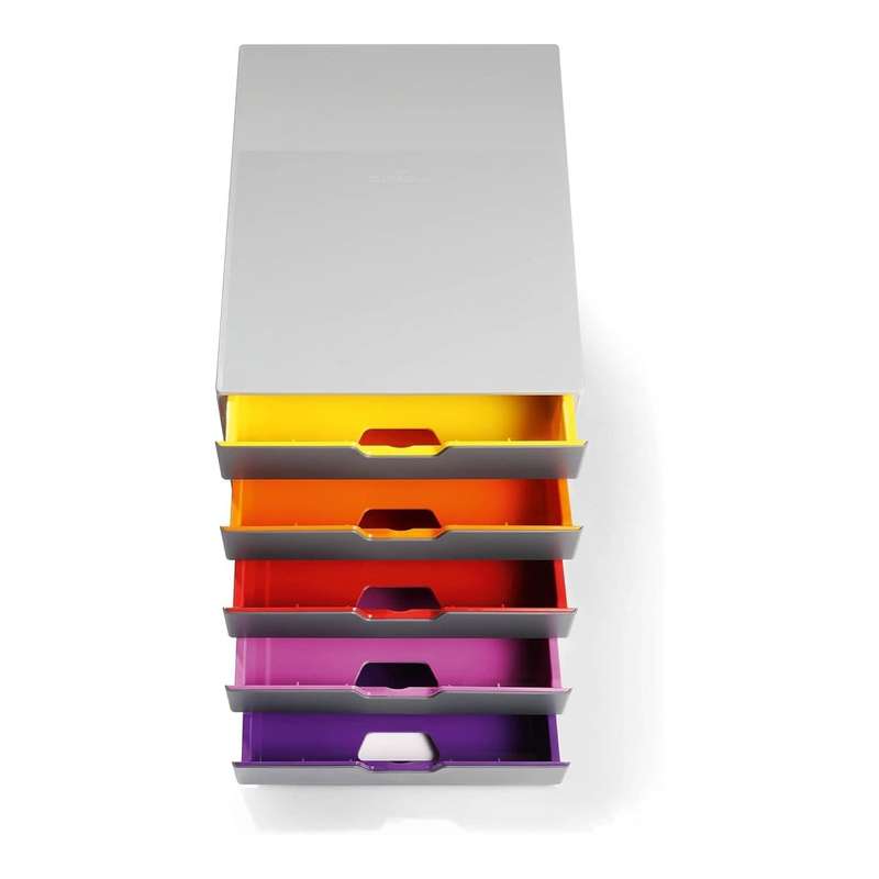 Durable VARICOLOR 5 Drawer A4 Document Storage Organizer 760527
